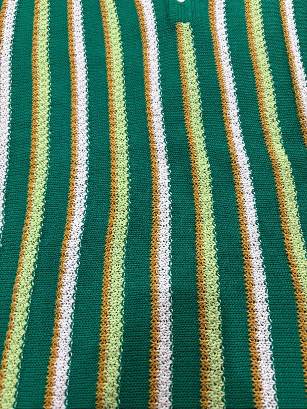 Marni‎ Striped Crocheted Polo Shirt - Picture 4 of 7